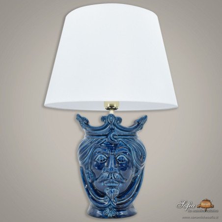 Sicilian ceramic lamp