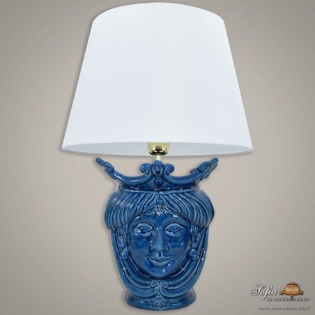 Modern Sicilian ceramic lamp